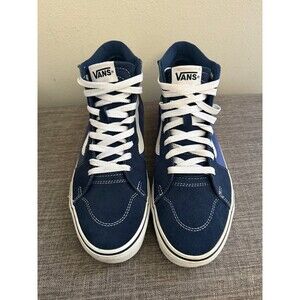 Men’s Vans Sk8-Hi Midnight Blue Shoes Size 9.0 Women’s 10.5